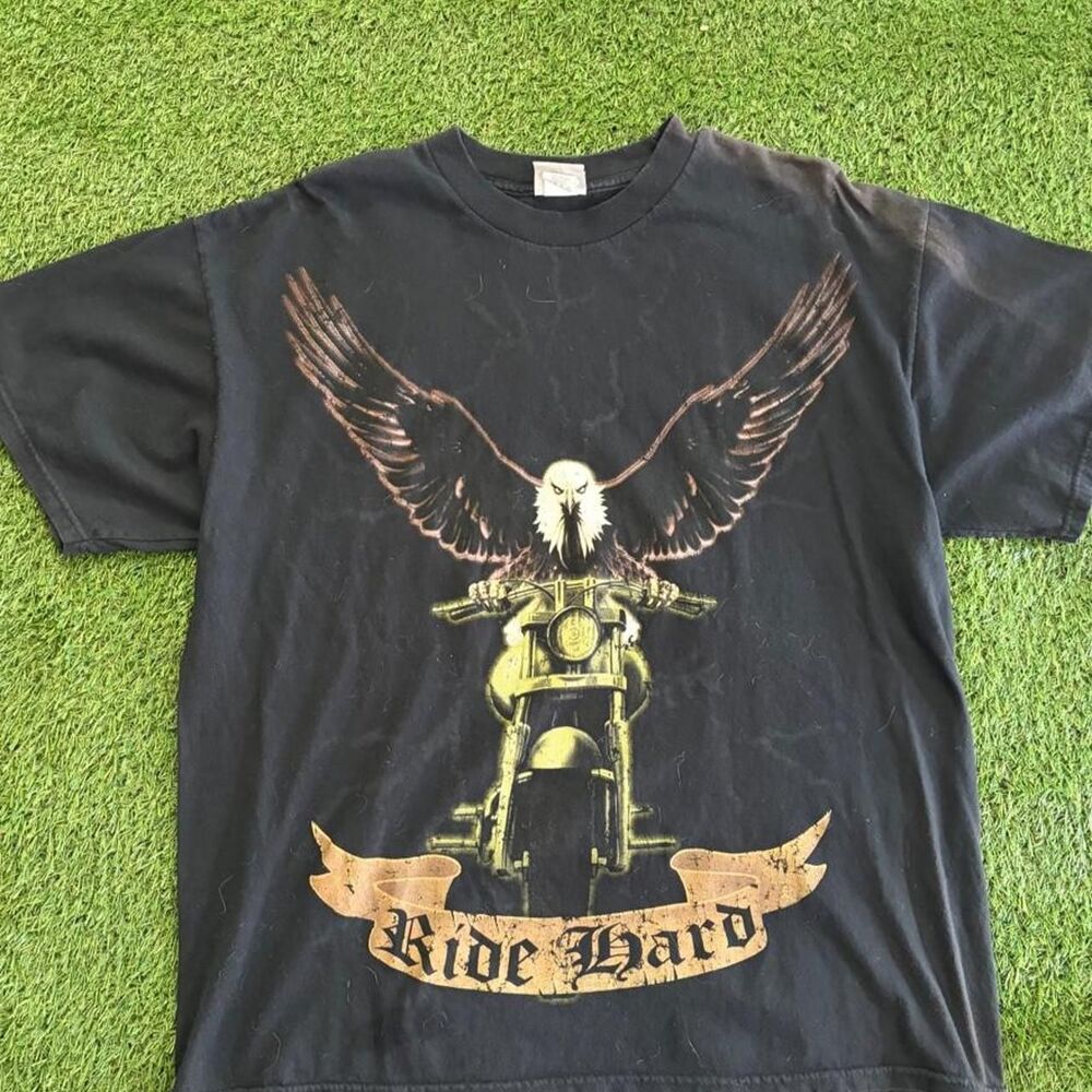 Harley-davidson Men's Black T-shirt